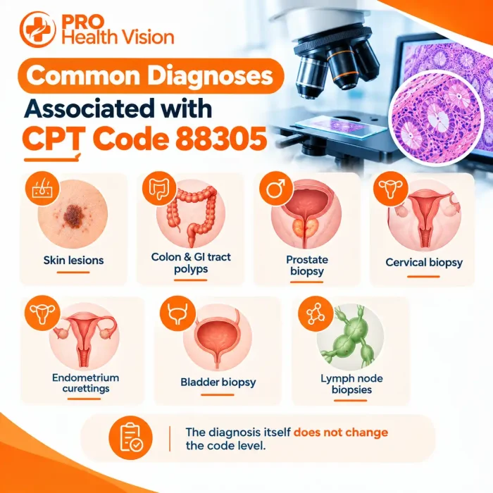 Common Diagnoses Associated with CPT Code 88305