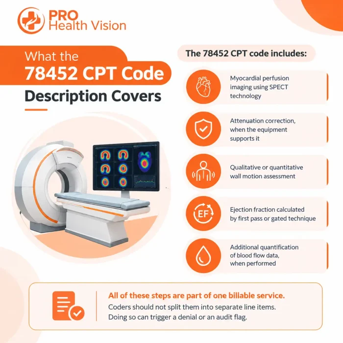 What the 78452 CPT Code Description Covers
