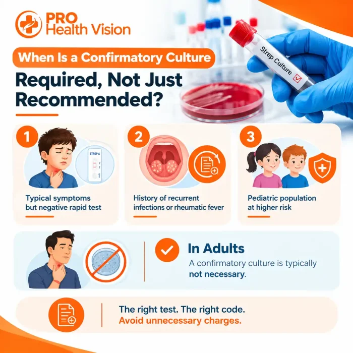 When Is a Confirmatory Culture Required, Not Just Recommended?